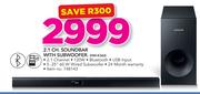 Samsung 2.1 Channel Soundbar With Subwoofer HW-K360