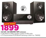 LG 2.0 CH. CD Micro HiFi CM2460