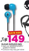 Skullcandy JIB IN-Ear S2DUDZ 040-Per Pair