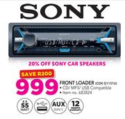 Sony Front Loader CDX G1151U