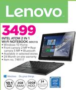 Lenovo Intel Atom 2 In 1 Notebook MIX310