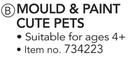 4M Mould & Paint Cute Pets