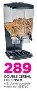 Mainstays Double Cereal Dispenser
