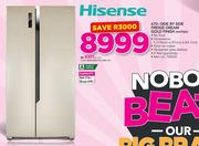 Hisense 670Ltr Side By Side Fridge Dream Gold Finish H670SG