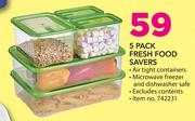 Addis 5 Pack Fresh Food Savers