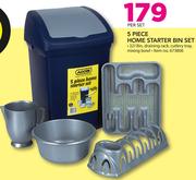Addis 5 Piece Home Starter Bin Set-Per Set