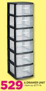 Addis 6 Drawer Unit