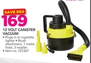 1st Gear 12 Volt Canister Vacuum