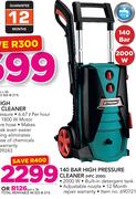 Stramm 140 Bar High Pressure Cleaner HPC-2000