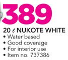 Dulux 20Ltr Nukote White