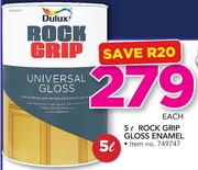 Dulux 5Ltr Rock Grip Gloss Enamel