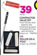 Addis Contractor Value Set Or Roller On A Pole-Per Set