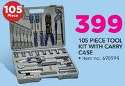 Topline 105 Piece Tool Kit With Carry Case