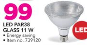 Simple Choice LED PAR38 Glass 11W