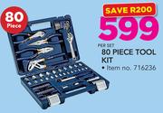Topline 80 Piece Tool Kit-Per Set