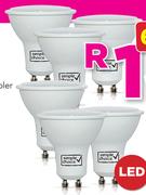 Simple Choice 3W LED GU10 Globes-Each