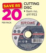 Tork Craft Cutting Disc-Per Pack