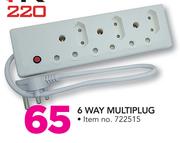 Power220 6 Way Multiplug