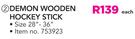 Slazenger Demon Wooden Hockey Stick