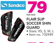 Sondico Flair Slip Soccer Shin Guard-Per Pair
