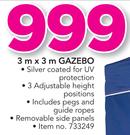 Discovery Adventures 3x3m Gazebo