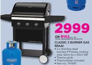 Cada Classic 3 Burner Gas Braai