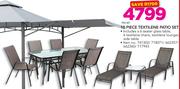 Out&About 10 Piece Textilene Patio Set-Per Set