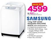 Samsung 13Kg Top Load Washing Machine White WA13F5S2UWW F