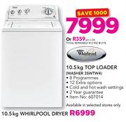 Whirlpool 10.5Kg Dryer