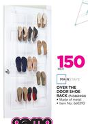 Mainstays Over The Door Shoe Rack-Each