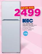 KIC 170Ltr White Top Freezer Fridge 518 1