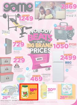 Game Zambia : Nobody Beats Our Big Brand Prices (11 May - 24 May 2017), page 1