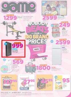 Game Namibia : Oshakati Nobody Beats Our Big Brand Prices (11 May - 24 May 2017), page 1
