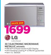 LG 30Ltr Electronic Microwave Metallic MS3040S