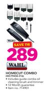 Wahl Homecut Combo WC79450-316 Including Guide Combs, Oil Cleaning Brush & Trimmer