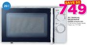 Logik 20Ltr Manual Microwave Oven P70H20L-SES