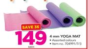 Trojan 4mm Yoga Mat-Each