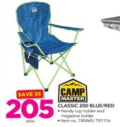 Camp Master Classic 200 Blue/Red-Each