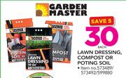 Garden Master Lawn Dressing Compost Poting Soil-Each