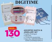 Digitime Assorted Watch & Jewellery Set-Each