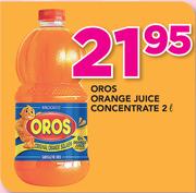 Oros Orange Juice Concentrate-2Ltr