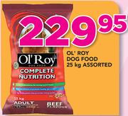 Ol'Roy Dog Food Assorted-25Kg