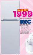 KIC 170Ltr Top Freezer Fridge White 518 1