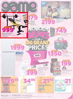 Game Botswana : Nobody Beats Our Big Brand Prices (11 May - 24 May 2017), page 1