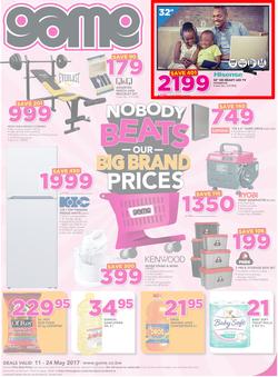 Game Botswana : Nobody Beats Our Big Brand Prices (11 May - 24 May 2017), page 1