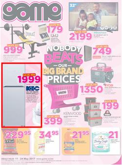 Game Botswana : Nobody Beats Our Big Brand Prices (11 May - 24 May 2017), page 1