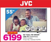 JVC 55" Full HD Smart LED WiFi Enabled TV LT-55N745QA 