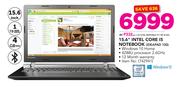 Lenovo 15.6" Intel Core 15 Notebook IDEAPAD 100