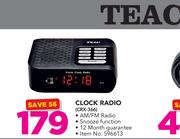 Teac Clock Radio CRX-366 With Snooze Function