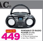 Teac Portable CD Radio Player PC-D90